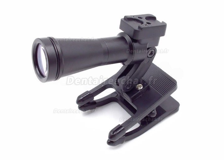 Lampe frontale dentaire LED sans fil 5W à clipser avec 2 piles magnétiques, 60 000 lumens